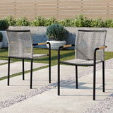Serenity Modern Aluminum Outdoor Dining Armchairs Set of 2 - Contemporary & Weather-Resistant