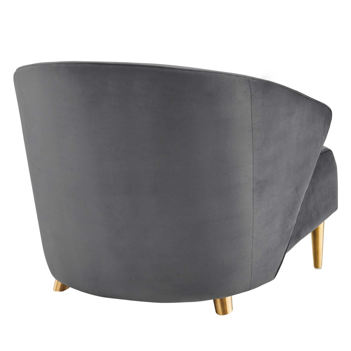 Odyssey Performance Velvet Armchair - Mid-Century Modern & Stain-Resistant
