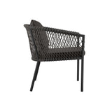 Sailor Outdoor Patio Dining Armchair - Coastal Modern & Weather-Resistant Aluminum