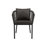 Sailor Outdoor Patio Dining Armchair - Coastal Modern & Weather-Resistant Aluminum