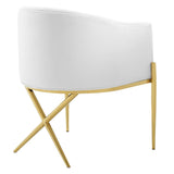 Savour Performance Velvet Accent Dining Armchair Set of 2 - Glam Deco & Stain-Resistant
