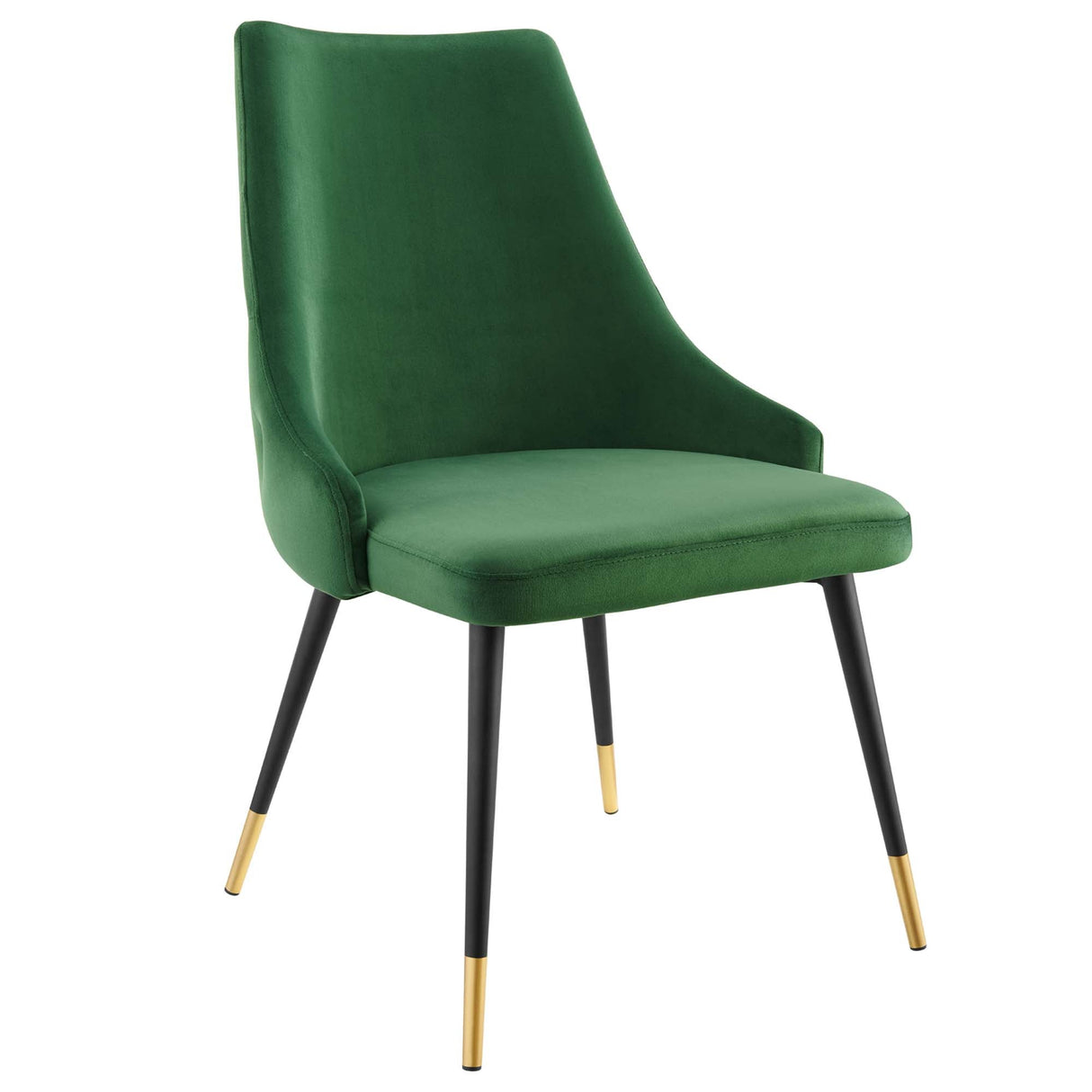 Adorn Dining Side Chair Performance Velvet Set of 2 - Modern Glam & Stain-Resistant