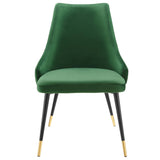 Adorn Dining Side Chair Performance Velvet Set of 2 - Modern Glam & Stain-Resistant