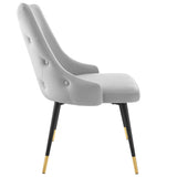 Adorn Dining Side Chair Performance Velvet Set of 2 - Modern Glam & Stain-Resistant