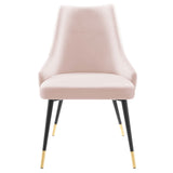 Adorn Dining Side Chair Performance Velvet Set of 2 - Modern Glam & Stain-Resistant