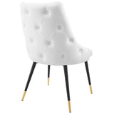 Adorn Dining Side Chair Performance Velvet Set of 2 - Modern Glam & Stain-Resistant