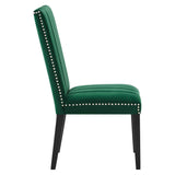 Catalyst Performance Velvet Dining Side Chairs - Set of 2 - Glam Deco & Stain-Resistant