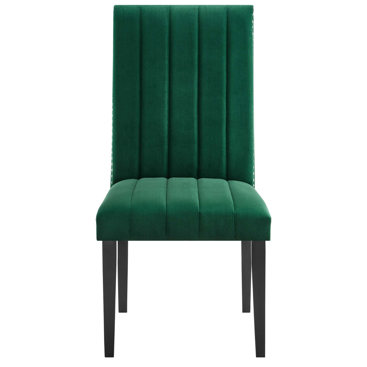 Catalyst Performance Velvet Dining Side Chairs - Set of 2 - Glam Deco & Stain-Resistant