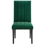 Catalyst Performance Velvet Dining Side Chairs - Set of 2 - Glam Deco & Stain-Resistant