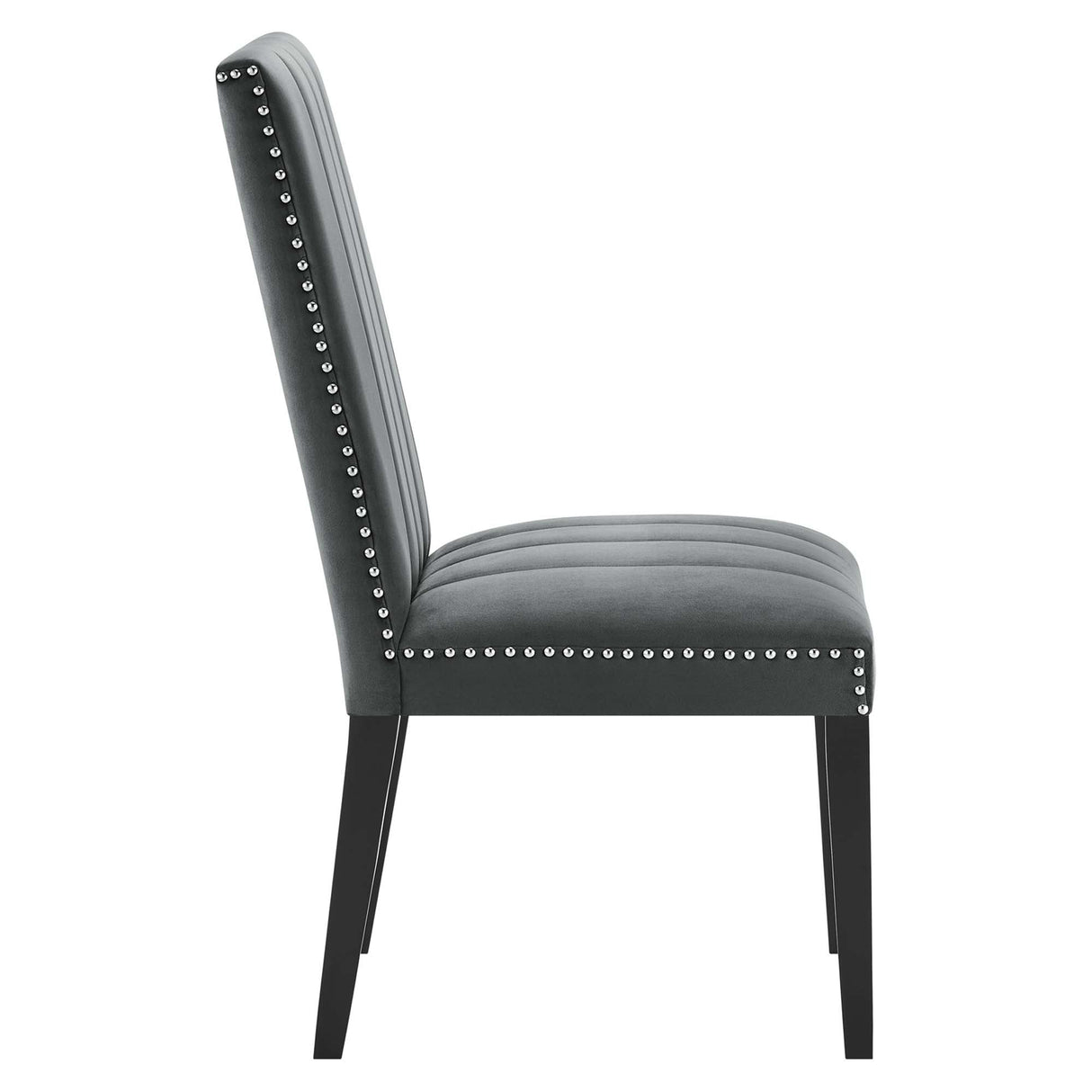 Catalyst Performance Velvet Dining Side Chairs - Set of 2 - Glam Deco & Stain-Resistant