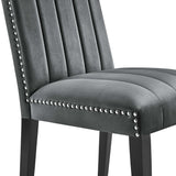 Catalyst Performance Velvet Dining Side Chairs - Set of 2 - Glam Deco & Stain-Resistant