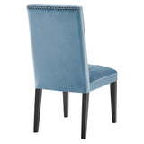 Catalyst Performance Velvet Dining Side Chairs - Set of 2 - Glam Deco & Stain-Resistant