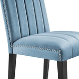 Catalyst Performance Velvet Dining Side Chairs - Set of 2 - Glam Deco & Stain-Resistant