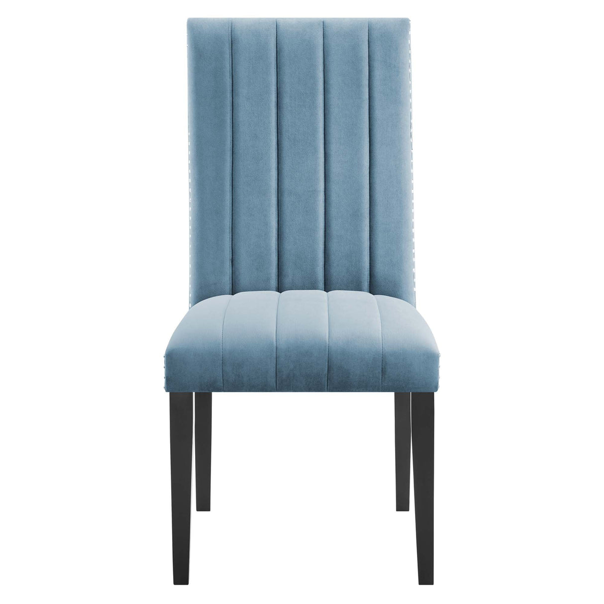 Catalyst Performance Velvet Dining Side Chairs - Set of 2 - Glam Deco & Stain-Resistant