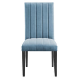 Catalyst Performance Velvet Dining Side Chairs - Set of 2 - Glam Deco & Stain-Resistant