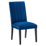 Catalyst Performance Velvet Dining Side Chairs - Set of 2 - Glam Deco & Stain-Resistant