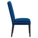 Catalyst Performance Velvet Dining Side Chairs - Set of 2 - Glam Deco & Stain-Resistant