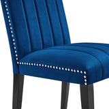 Catalyst Performance Velvet Dining Side Chairs - Set of 2 - Glam Deco & Stain-Resistant