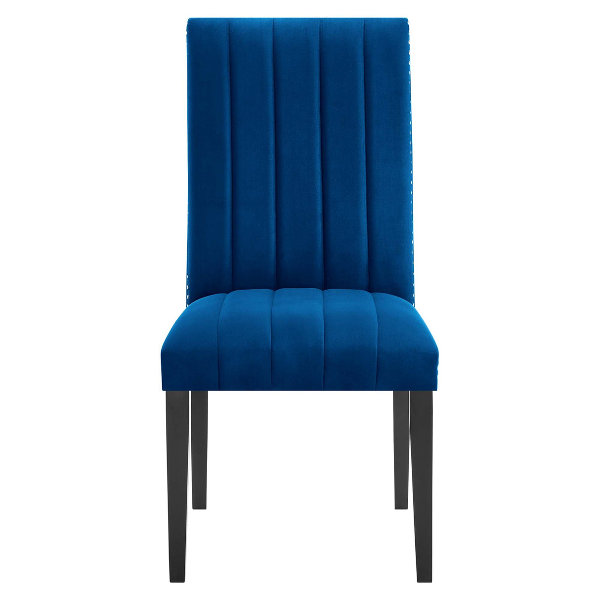 Catalyst Performance Velvet Dining Side Chairs - Set of 2 - Glam Deco & Stain-Resistant