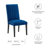 Catalyst Performance Velvet Dining Side Chairs - Set of 2 - Glam Deco & Stain-Resistant