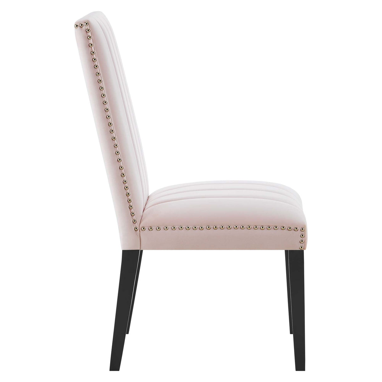 Catalyst Performance Velvet Dining Side Chairs - Set of 2 - Glam Deco & Stain-Resistant