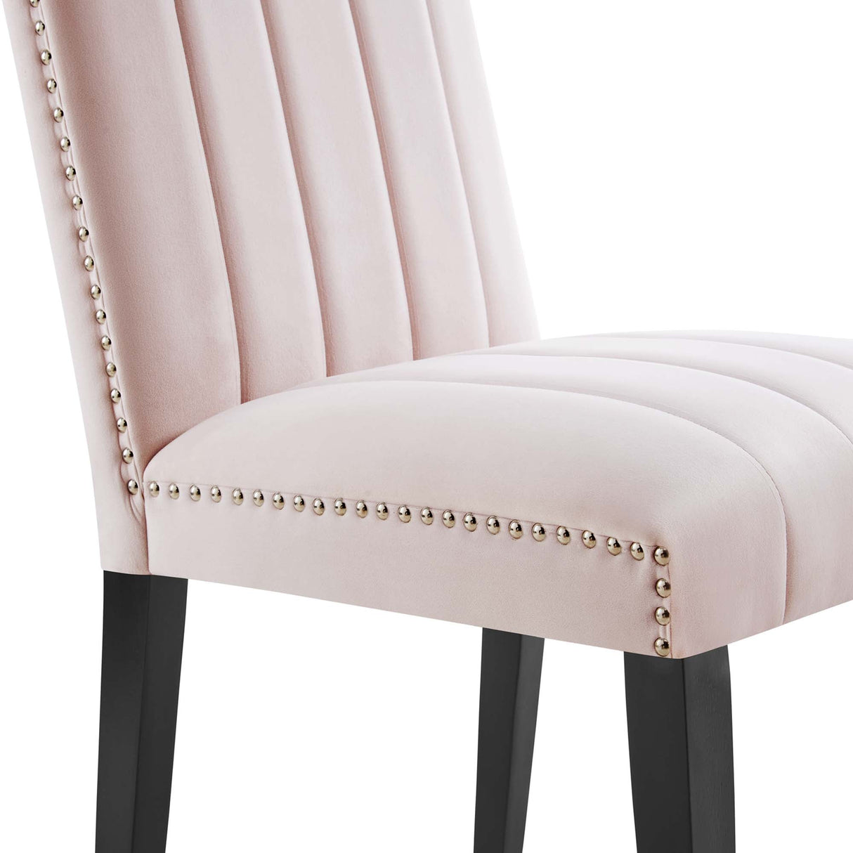 Catalyst Performance Velvet Dining Side Chairs - Set of 2 - Glam Deco & Stain-Resistant
