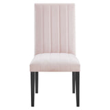 Catalyst Performance Velvet Dining Side Chairs - Set of 2 - Glam Deco & Stain-Resistant