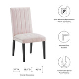 Catalyst Performance Velvet Dining Side Chairs - Set of 2 - Glam Deco & Stain-Resistant