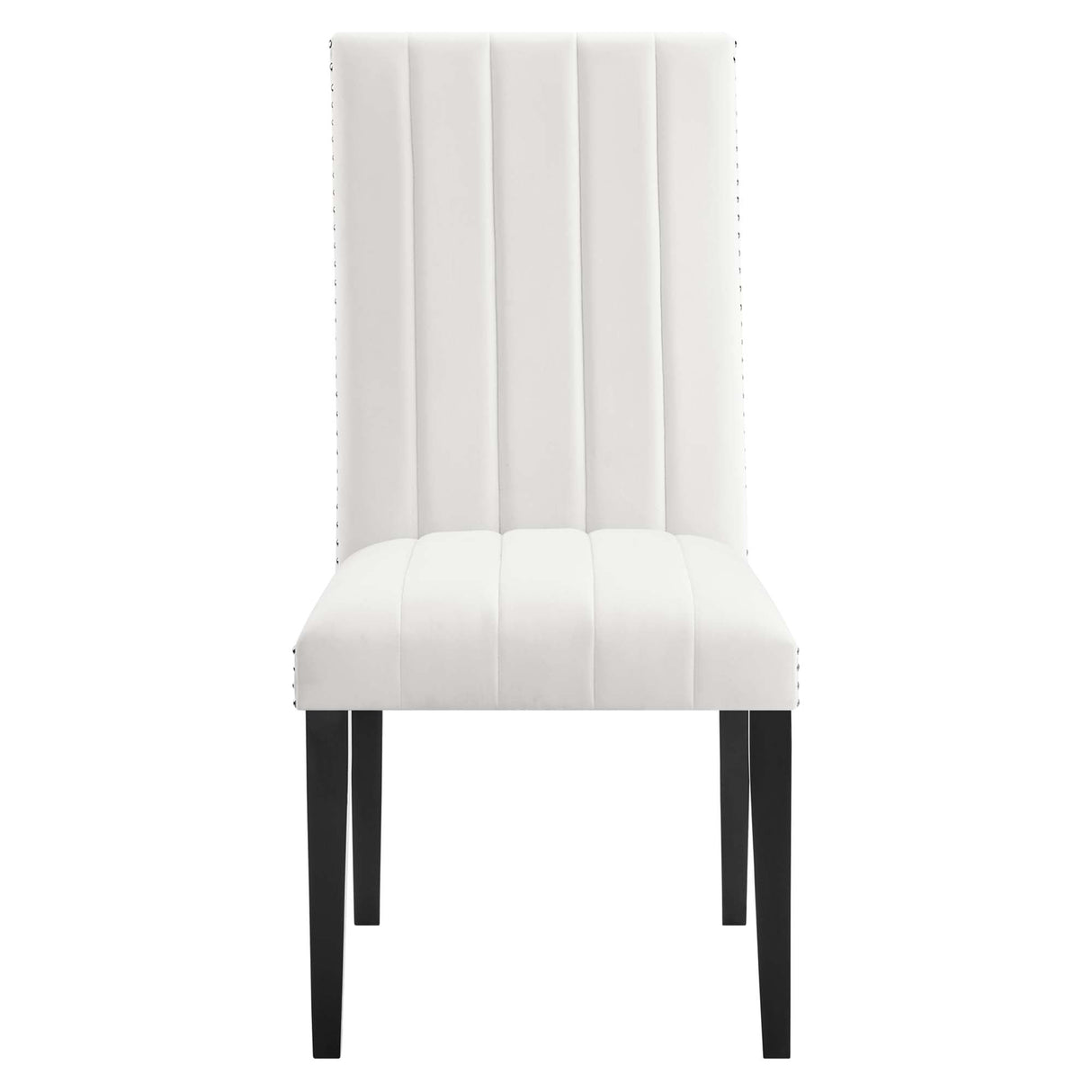 Catalyst Performance Velvet Dining Side Chairs - Set of 2 - Glam Deco & Stain-Resistant