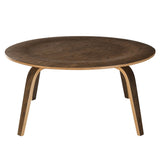 Fathom Wood Coffee Table - Mid-Century Modern Plywood & Wood Grain Veneer