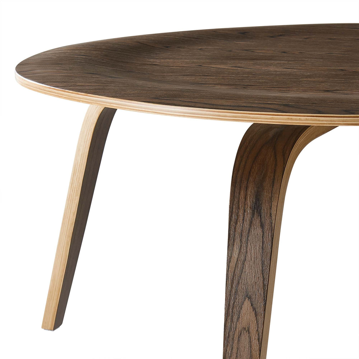 Fathom Wood Coffee Table - Mid-Century Modern Plywood & Wood Grain Veneer