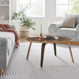 Fathom Wood Coffee Table - Mid-Century Modern Plywood & Wood Grain Veneer