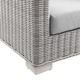Conway 4-Piece Outdoor Patio Wicker Rattan Furniture Set - Modern Coastal & Weather-Resistant