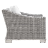 Conway 4-Piece Outdoor Patio Wicker Rattan Furniture Set - Modern Coastal & Weather-Resistant