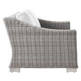 Conway 4-Piece Outdoor Patio Wicker Rattan Furniture Set - Modern Coastal & Weather-Resistant