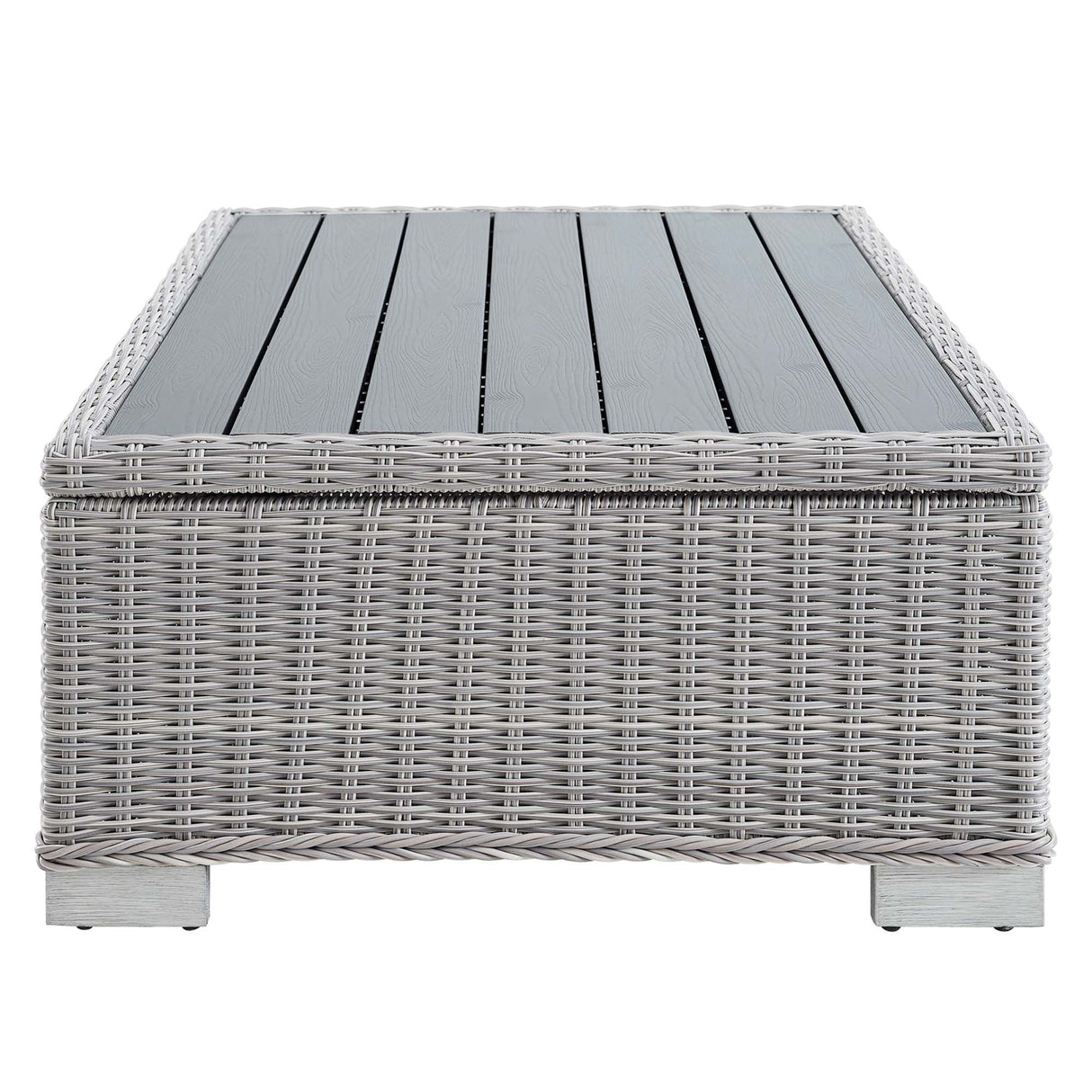 Conway 4-Piece Outdoor Patio Wicker Rattan Furniture Set - Modern Coastal & UV-Resistant Synthetic Wicker