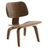 Fathom Wood Lounge Chair - Mid-Century Modern & Sculptural Accent Seating