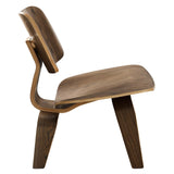 Fathom Wood Lounge Chair - Mid-Century Modern & Sculptural Accent Seating