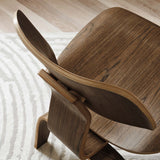 Fathom Wood Lounge Chair - Mid-Century Modern & Sculptural Accent Seating