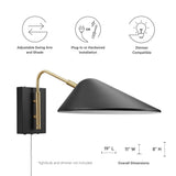 Journey 7" Swing Arm Wall Sconce - Mid-Century Modern & Versatile Task Lighting