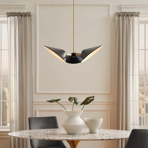 Journey 3-Light Triple Arm Pendant - Mid-Century Modern Swivel Task Lighting