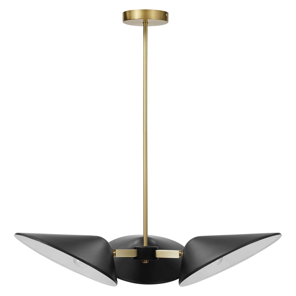 Journey 3-Light Triple Arm Pendant - Mid-Century Modern Swivel Task Lighting
