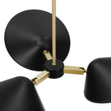 Journey 3-Light Triple Arm Pendant - Mid-Century Modern Swivel Task Lighting