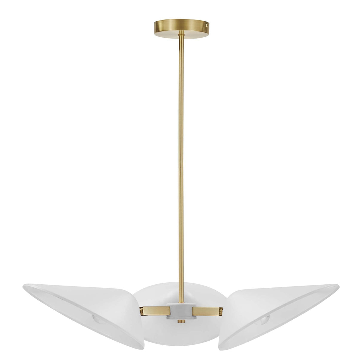 Journey 3-Light Triple Arm Pendant - Mid-Century Modern Swivel Task Lighting