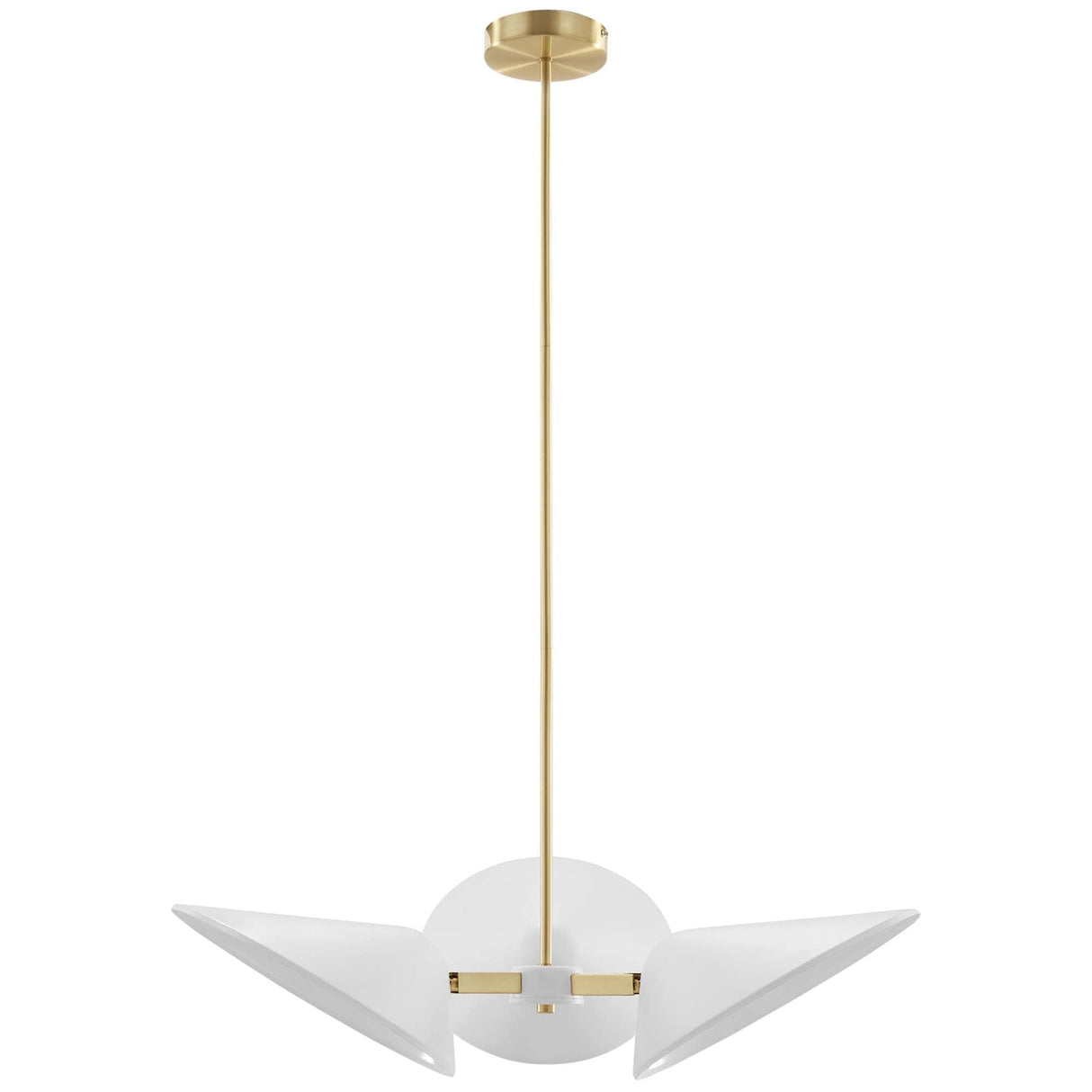 Journey 3-Light Triple Arm Pendant - Mid-Century Modern Swivel Task Lighting