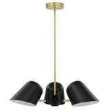 Briana 3-Light Pendant Light - Mid-Century Modern & Adjustable Swivel Shades