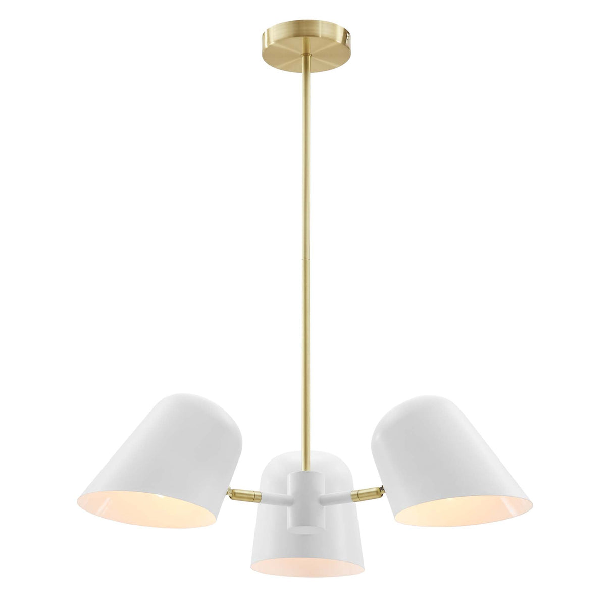 Briana 3-Light Pendant Light - Mid-Century Modern & Adjustable Swivel Shades