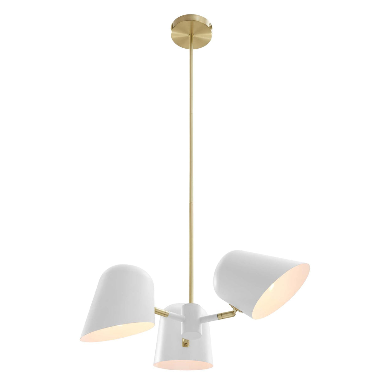 Briana 3-Light Pendant Light - Mid-Century Modern & Adjustable Swivel Shades