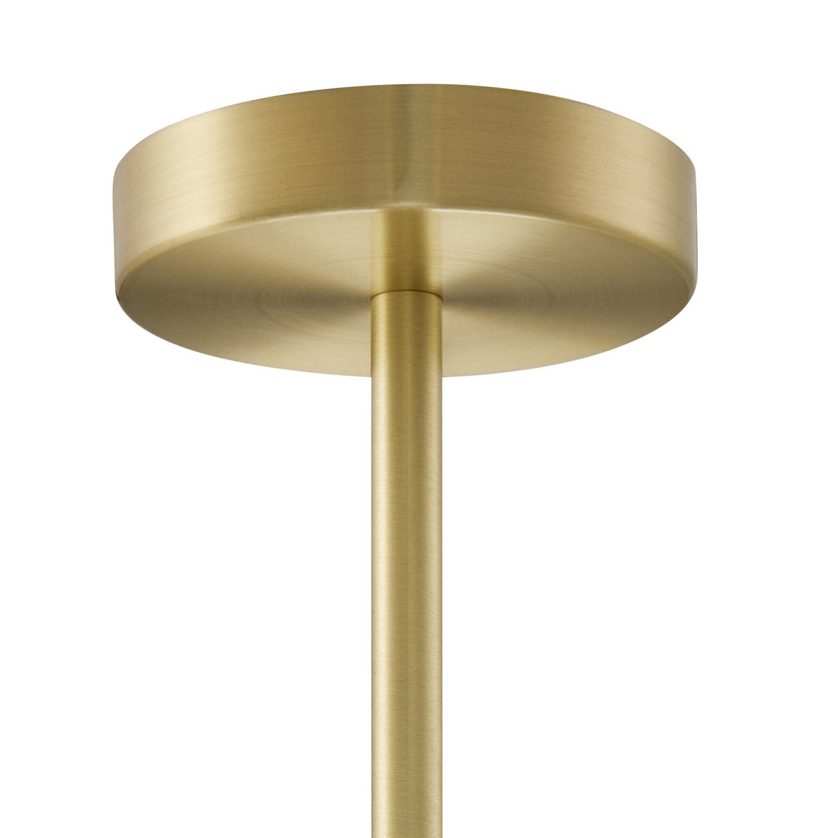 Hanna 8-Light Chandelier - Mid-Century Modern & Satin Brass Starburst Style