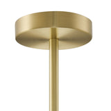 Hanna 8-Light Chandelier - Mid-Century Modern & Satin Brass Starburst Style